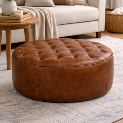 All Poufs wooden vases