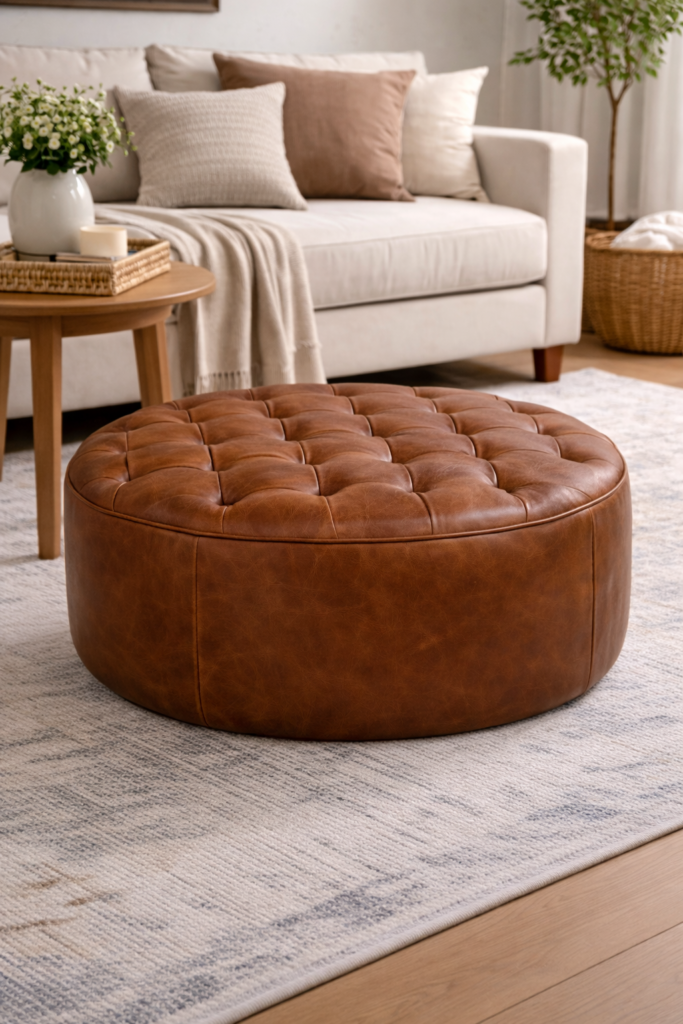 Premium Handmade Leather Ottoman wooden vases