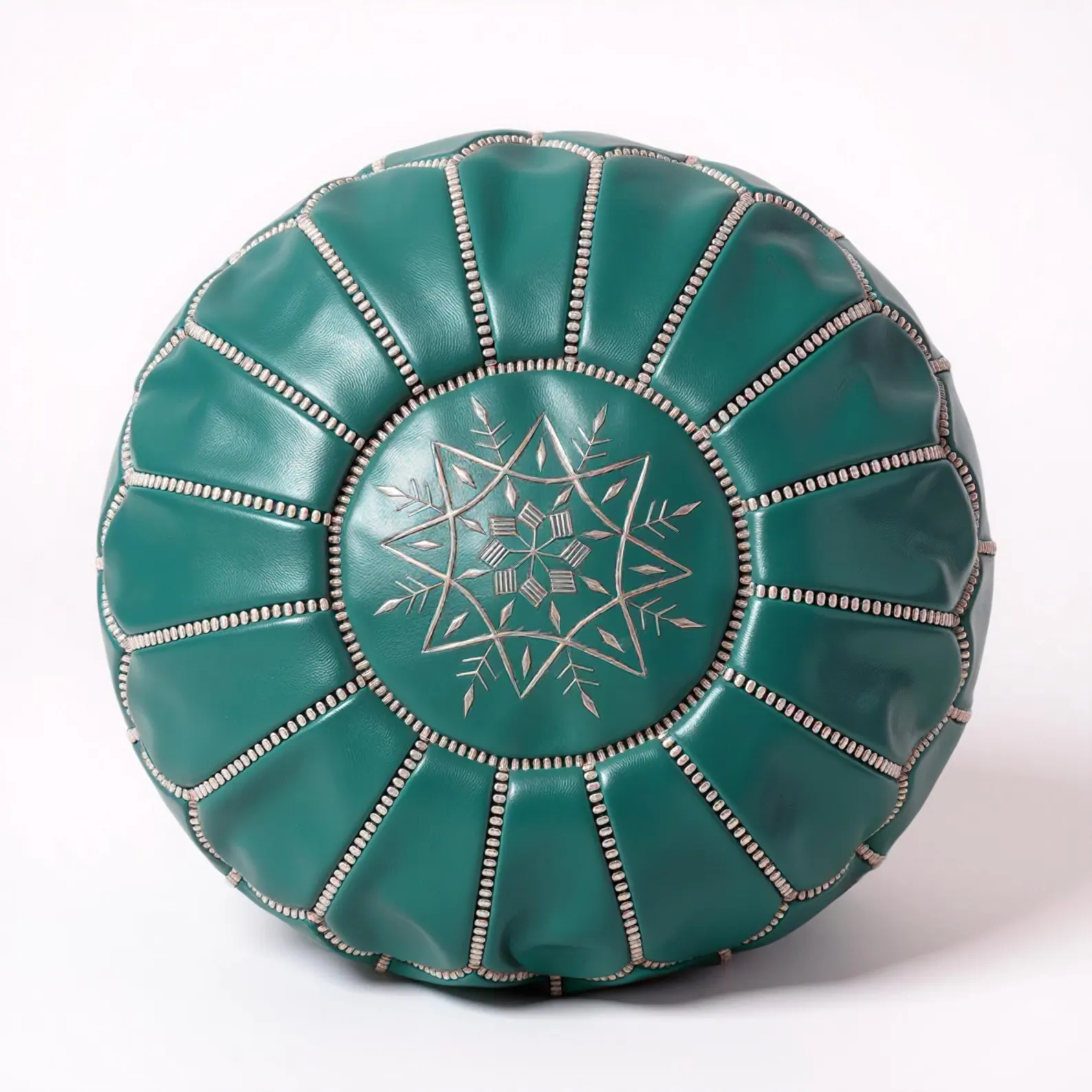 moroccan round ottoman leather pouf moroccan round ottoman leather pouf