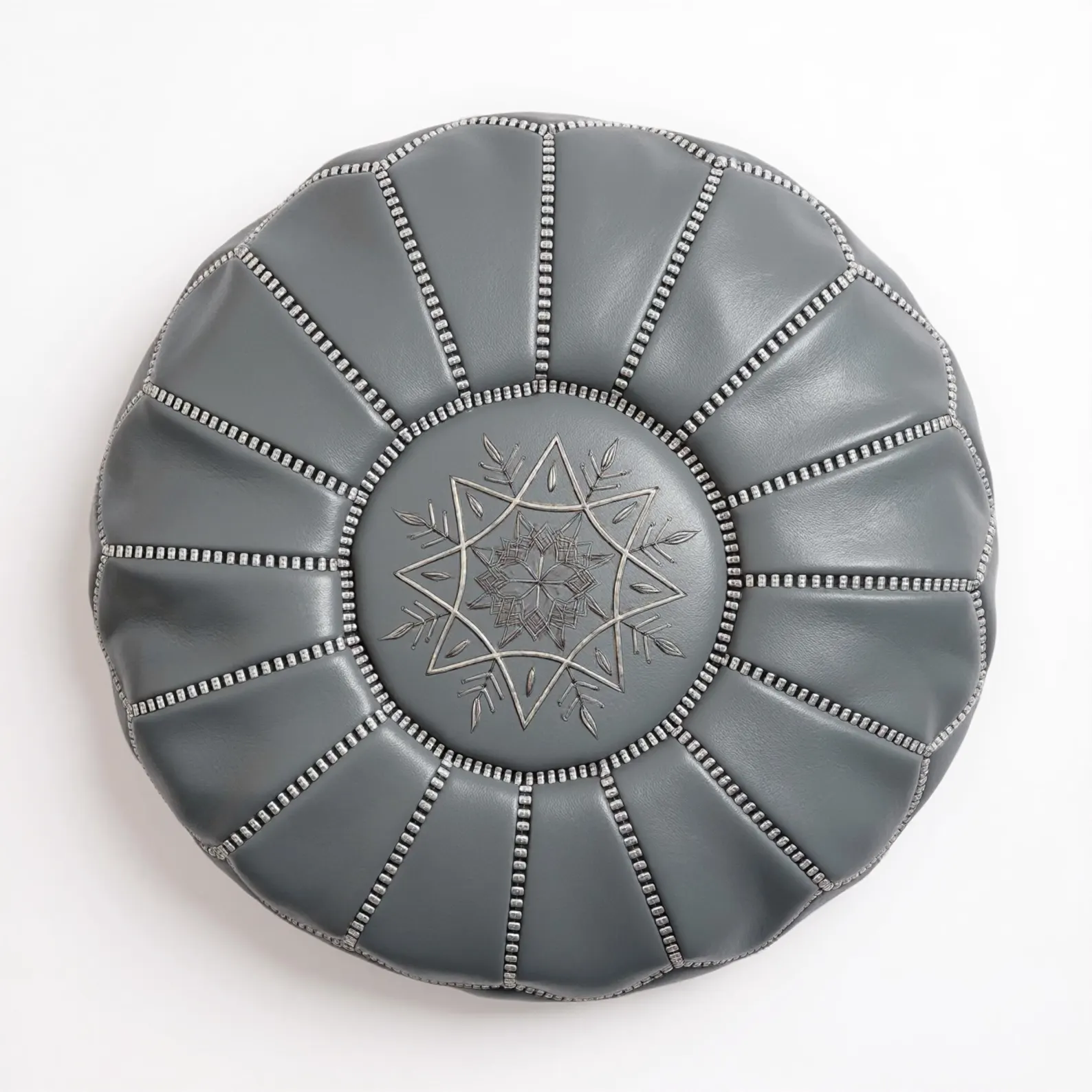 moroccan round ottoman leather pouf moroccan round ottoman leather pouf