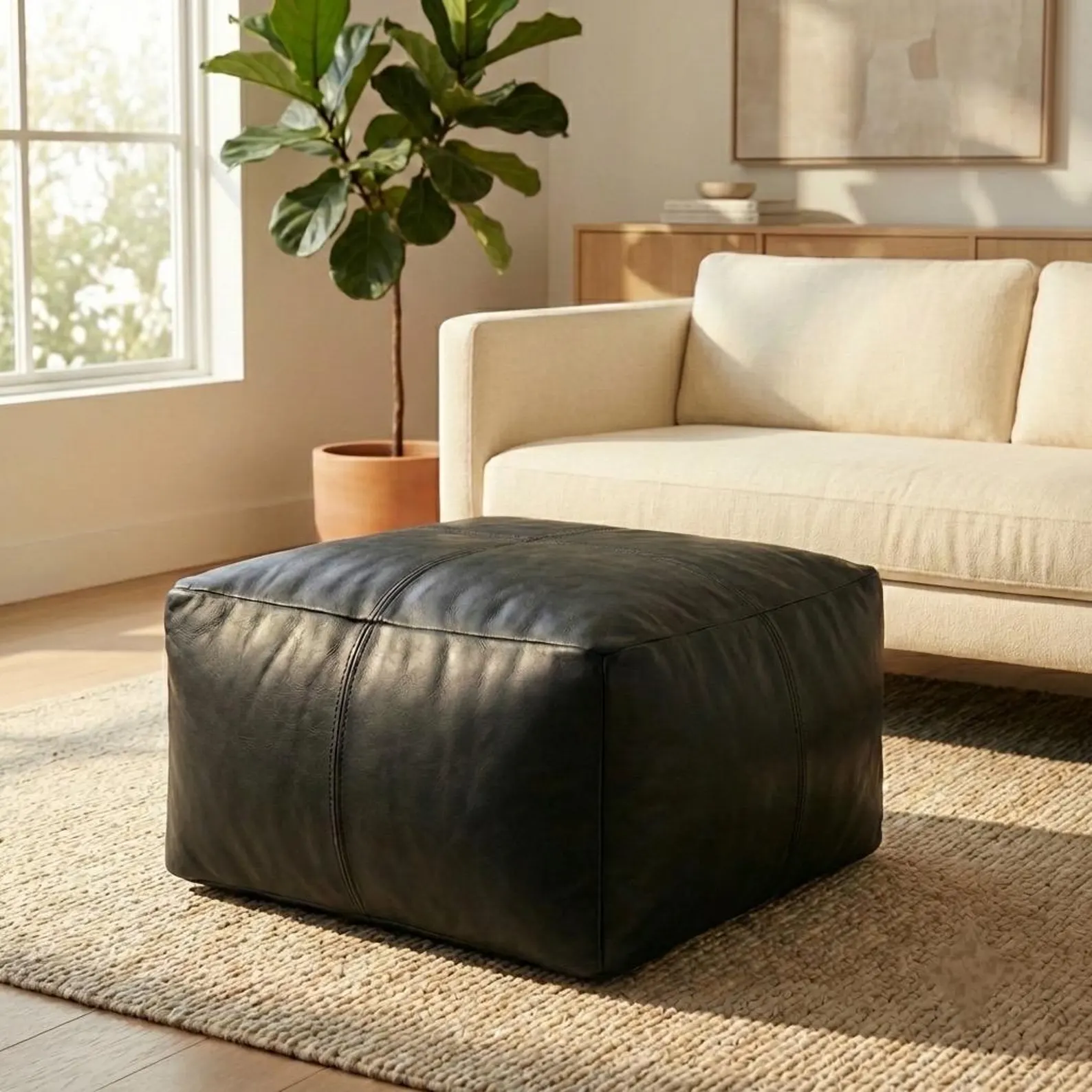 Home https://kecheritage.com/product/modern-black-square-pouf/